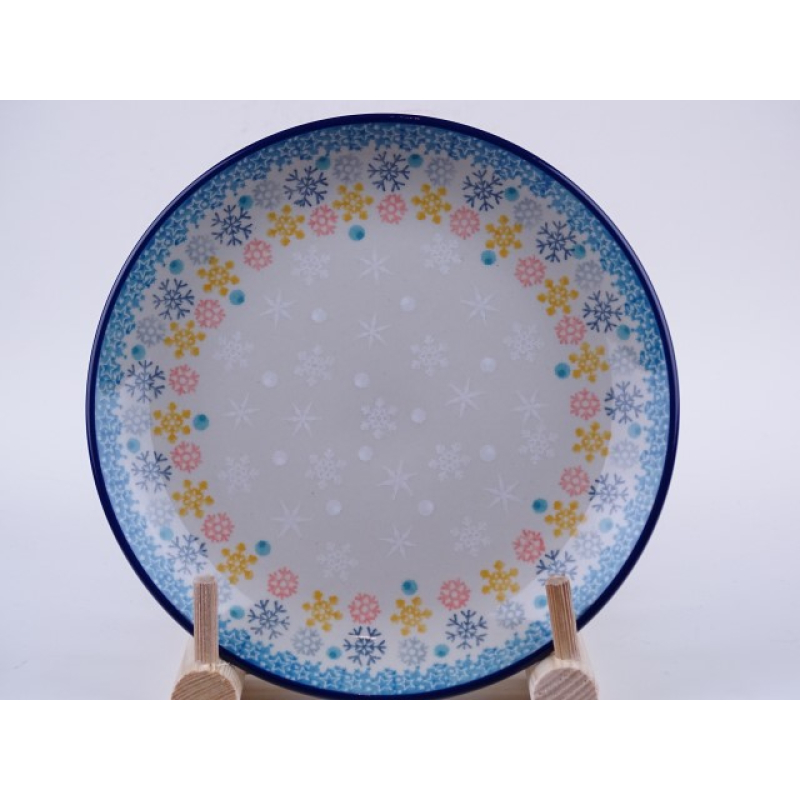 Bunzlau ontbijtbord opstaande rand 20 cm * 086-2713 *